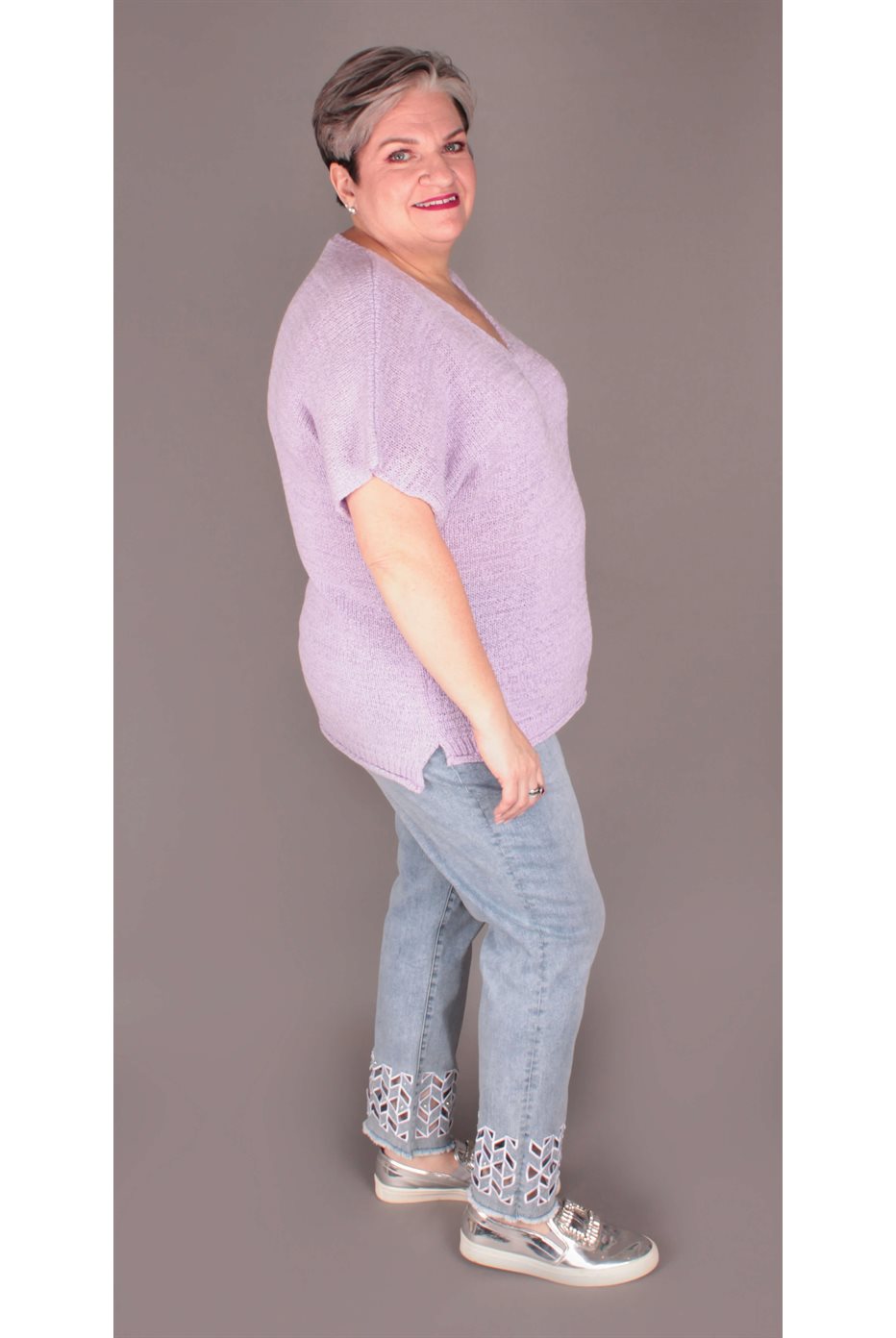 Pull Tricot Lilas